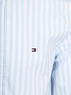 Tommy Hilfiger Poplin Skjorta Randig Ljusblå Product / Detail