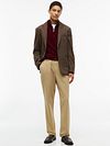 Tommy Hilfiger Pullover Half Zip Lambswool Burgundy Heather Model / Voorkant