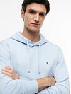 Bluza z kapturem Tommy Hilfiger Essential w kolorze błękitnym Model / Detail