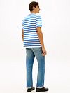 Tommy Hilfiger T-skjorte Stripet Blå Model / Achterkant