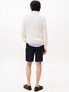 Tommy Hilfiger Pullover Halvzip Struktur Elfenben Model / Achterkant
