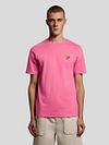 Lyle and Scott T-shirt Hot Rosa Model / Voorkant