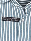 Camicia Vanguard Elevated Knit a righe blu