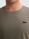 Camiseta Vanguard a rayas, taupe Model / Detail