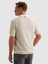 Vanguard Cardigan A Maniche Corte Ecru Model / Achterkant