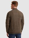 Vanguard Cardigan Structure Mix Laine Marron