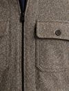 Vanguard Sobrecamisa Cepillada Taupe Model / Detail