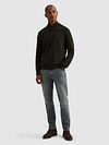 Vanguard Mouline Jersey Media Cremallera Negro Model / Voorkant