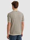 Vanguard Knitted Poloshirt Druck Beige Model / Achterkant