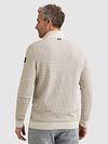 Vanguard Maglione Half Zip Ecru Model / Achterkant