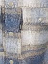 Vanguard Overshirt Brushed Checked Blue