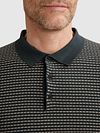 Vanguard Knitted Polo Stripes Marine Model / Detail