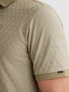 Vanguard Knitted Polo Shirt Jacquard Print Green Model / Detail