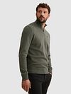 Vanguard Pullover Half Zip Structure Urban Chic Grün