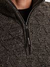 Vanguard Halfzip Pullover Wool Blend Braun Model / Detail