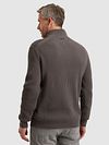 Vanguard Pullover Half Zip Structure Taupe Model / Achterkant