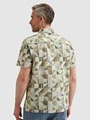 Vanguard Short Sleeve Shirt Print Green Model / Achterkant