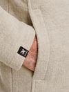 Vanguard Strickjacke Boiled Wool Blend Beige Model / Detail