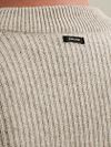 Vanguard Strickjacke Wool Blend Beige Model / Detail