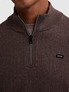 Vanguard Sweter Half Zip Structure Moonscape