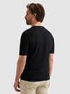 Vanguard T-shirt in maglia girocollo blu navy Model / Achterkant