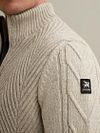 Vanguard Vest Structuur Wol Blend Beige Model / Detail