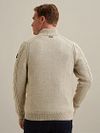 Vanguard Vest Structure Wool Blend Beige Model / Achterkant