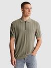 Cast Iron Polo Half-Zip Verde Model / Voorkant