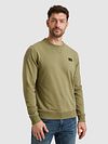 PME Legend American Classic Sweater verde oliva Model / Zijkant