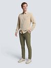 Chino No Excess 4-Way Stretch Sedoc Verde Model / Voorkant
