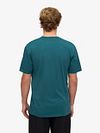 T-Shirt Colorful Standard Ocean Green Model / Achterkant