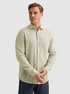 Vanguard Chemise De Lin Blend Vert Clair Model / Voorkant