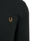 Fred Perry Half Zip Pull Vert foncé 78C