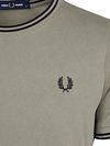 Fred Perry Twin Tipped T-shirt Vert Z50