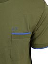 Sun68 Piqué T-Shirt Fluo Rayures Army Product / Detail
