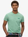 Superdry T-Shirt Classique Vert Model / Voorkant