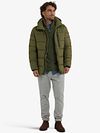 McGregor Veste Hooded Puffer Vert Model / Voorkant
