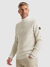 Vanguard Turtleneck Struktur Off White Model / Zijkant
