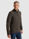 Vanguard Halfzip Pullover Wool Blend Braun