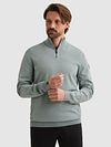 Vanguard Trui Half Zip Blauw Model / Voorkant