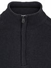 Vanguard Pullover Half-zip Mouline Zwart