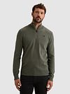Vanguard Jumper Half Zip Structure Urban Chic Green