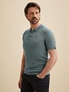 Vanguard Knitted Polo Shirt Arona Blue Model / Voorkant