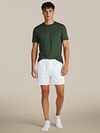 Steppin' Out Boxershort Solid Poplin Weiß Model / Voorkant