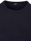 William Lockie sweter z dekoltem w serek z wełny jagnięcej w kolorze granatowym Product / Detail