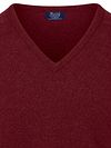 William Lockie sweter z dekoltem w serek z wełny jagnięcej w kolorze granatowym Product / Detail
