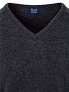 William Lockie sweter z dekoltem w serek z wełny jagnięcej w kolorze granatowym Product / Detail