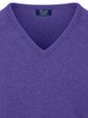 William Lockie sweter z dekoltem w serek z wełny jagnięcej w kolorze granatowym Product / Detail
