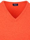 William Lockie sweter z dekoltem w serek z wełny jagnięcej w kolorze granatowym Product / Detail