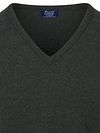 William Lockie V-Neck Lambswool Seaweed